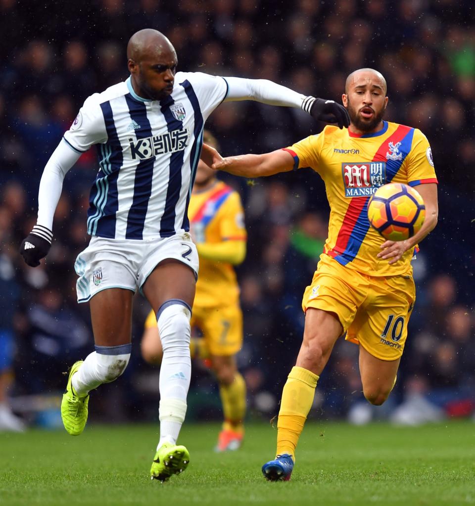 Andros Townsend (right) grabbed Crystal Palace's second goal