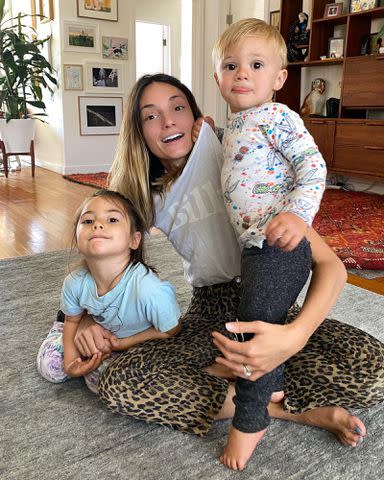 <p>Laura Perlongo Instagram </p> Laura Perlongo with her kids Cleo and Beau.