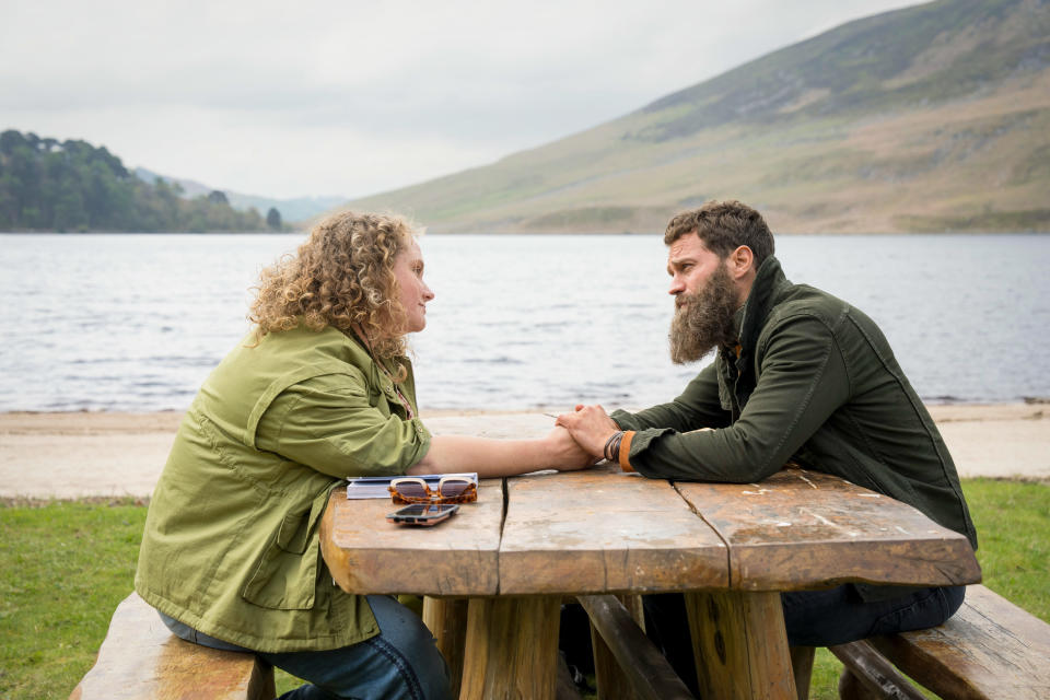 Danielle Macdonald and Jamie Dornan in 'The Tourist'