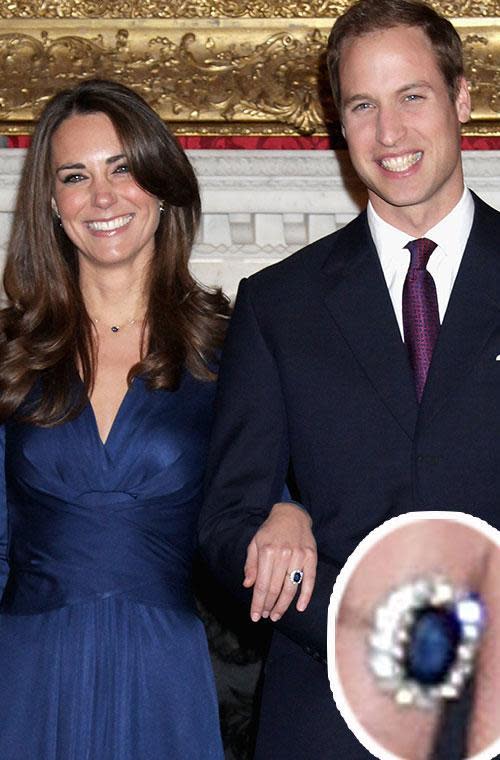 <p>After Prince William presented his long-time love Kate Middleton with his mother's ring, high demand saw many jewellers make duplicate or similar rings for other brides.</p>