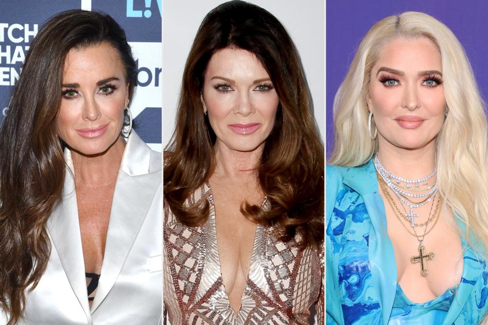 Kyle Richards ;Lisa Vanderpump; Erika Girardi