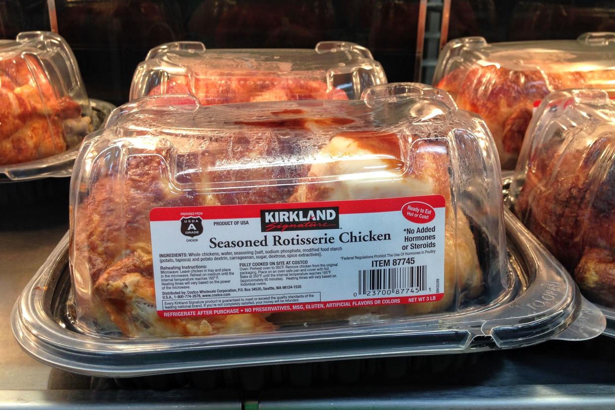 Kirkland Rotisserie Chickens at Costco