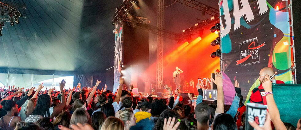 Le festival Solidays, à l'hippodrome de Longchamp, le 25 juin 2022. 
