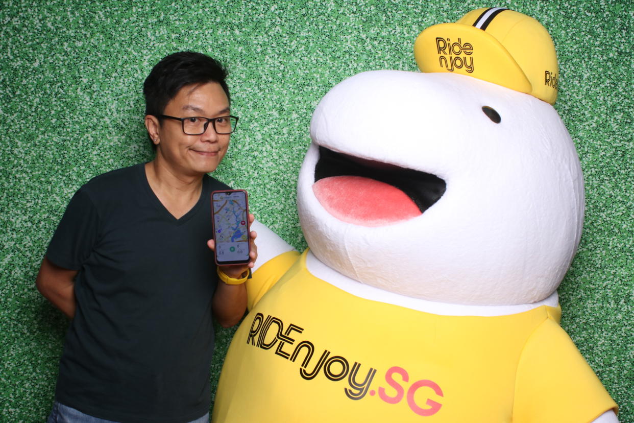 Kelvin Phang, founder of RIDEnjoy app. (PHOTO: RIDEnjoy)