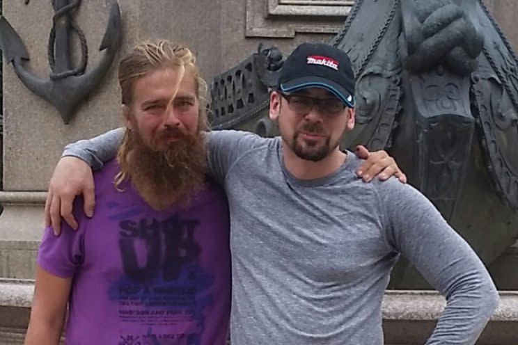 Reunited: Anton and Stefan Pilipa (Gofundme)