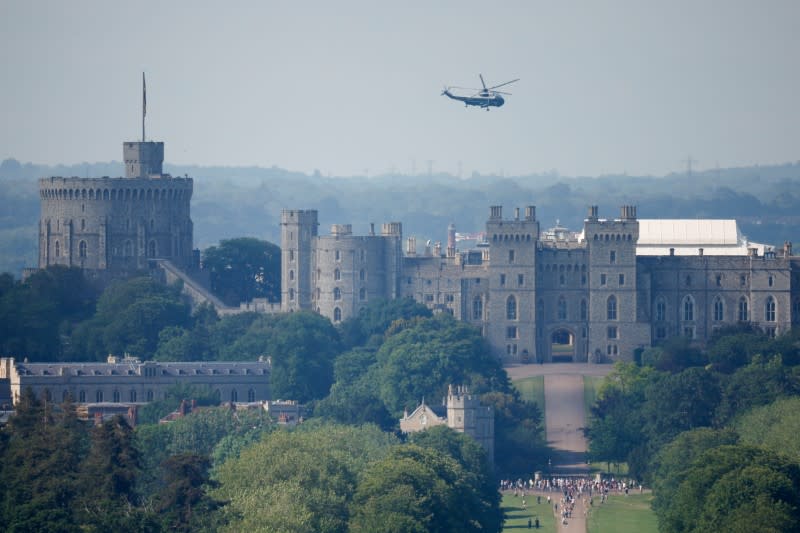 U.S. President Biden and first lady arrive at Windsor Castle