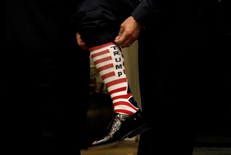 Trump sock in Washington