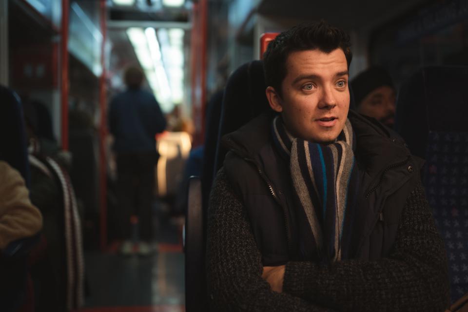 Asa Butterfield as James in "Your Christmas or Mine?"