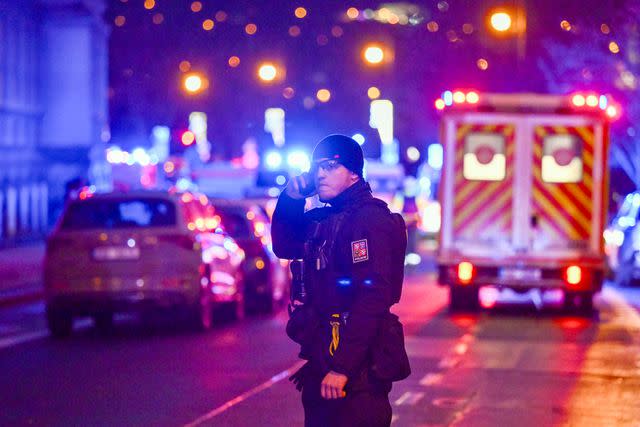 <p>CTK via AP Images</p> Ten people have reportedly been killed in a mass shooting in downtown Prague