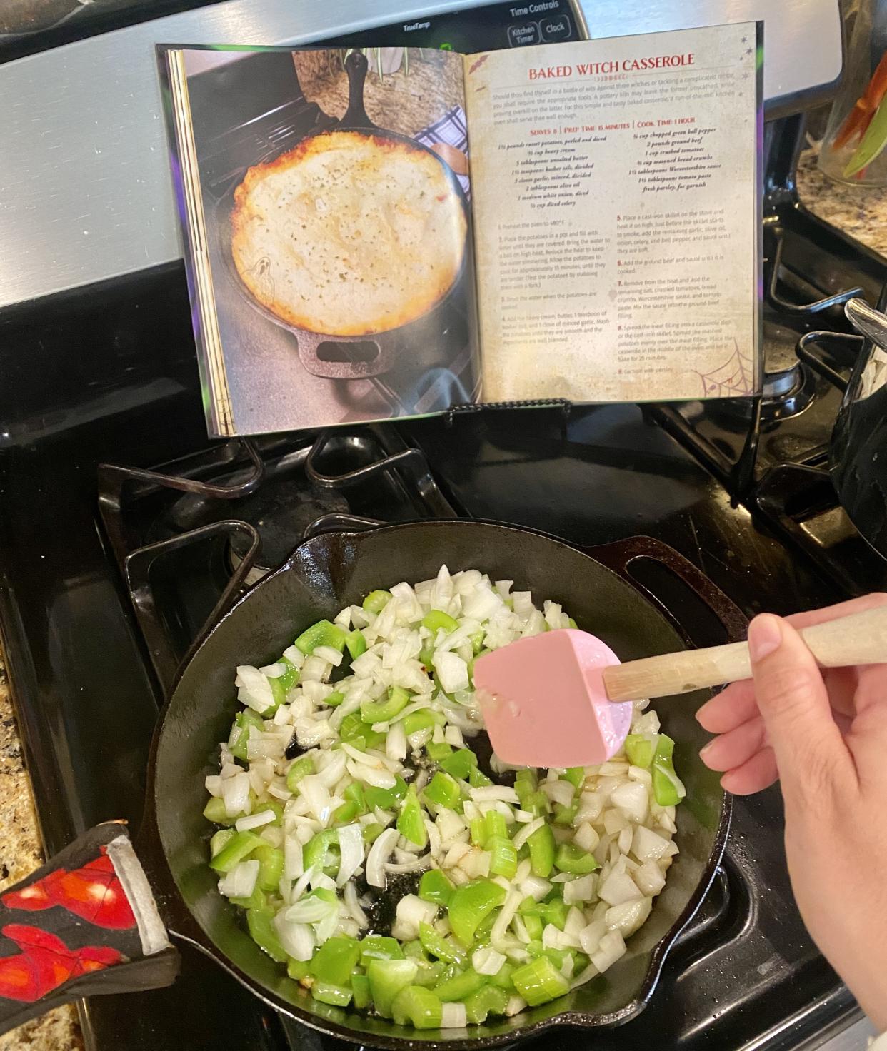 If I made Thoreson's Baked Witch Casserole again, I'd purchase pre-chopped vegetables or prep them in advance to make dinnertime easier. (Photo: Sarah Gilliland)