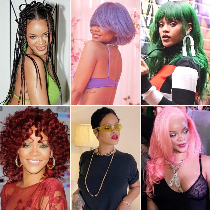 Todos los cambios de look de Rihanna