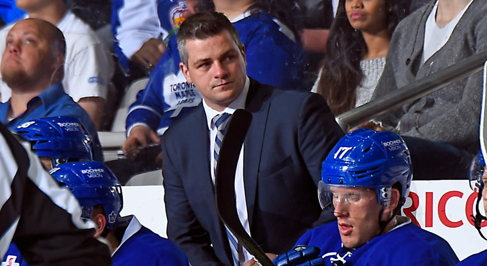 Sheldon Keefe expects to be with the Marlies again next season. (Getty)