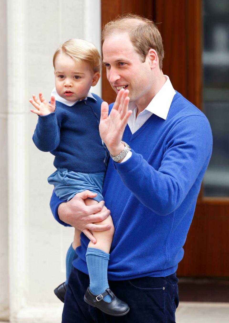 Joining Dad for the Royal Wave
