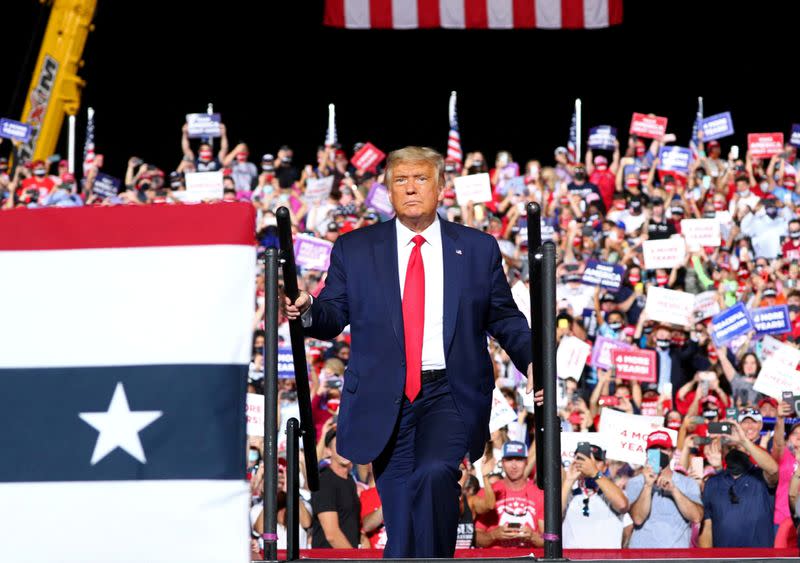 FILE PHOTO: U.S. President Donald Trump campaign rally in Gastonia, North Carolina