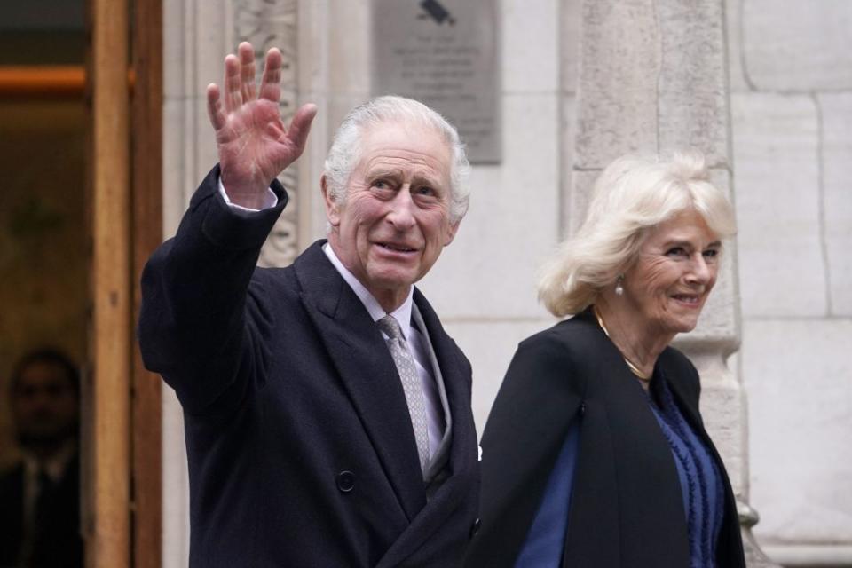 King Charles (left) reportedly began putting plans in place for the future of the monarchy soon after his cancer diagnosis. AP