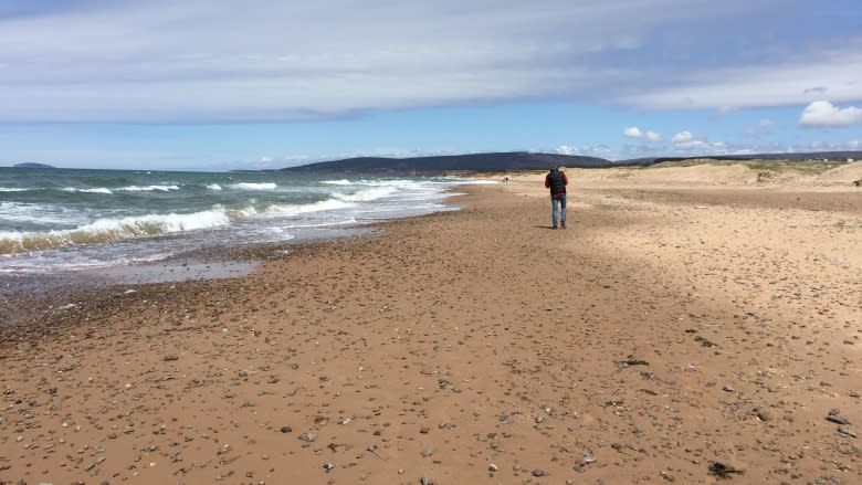 Standing in knee-deep water one minute, sucked out to sea the next