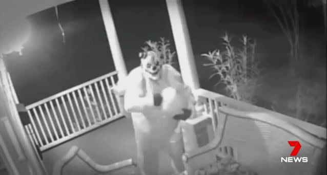 The 'clown craze' has taken off and people are being spooked. Source: 7 News