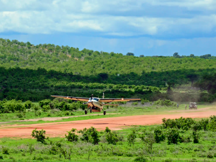 Msembe airstrip has views over a National ParkUlf Rydin