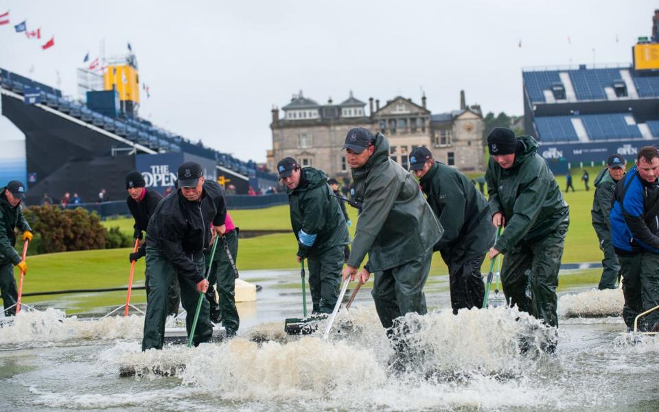 Rain has caused havoc at St Andrews in years gone by  - All images Â© Stuart Nicol Photography 2014.