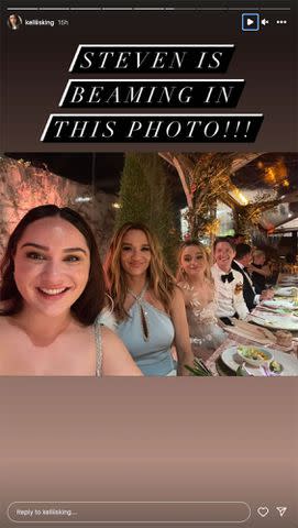 <p>Kelli King/Instagram</p> Kelli King shares photos from sister Joey's wedding day