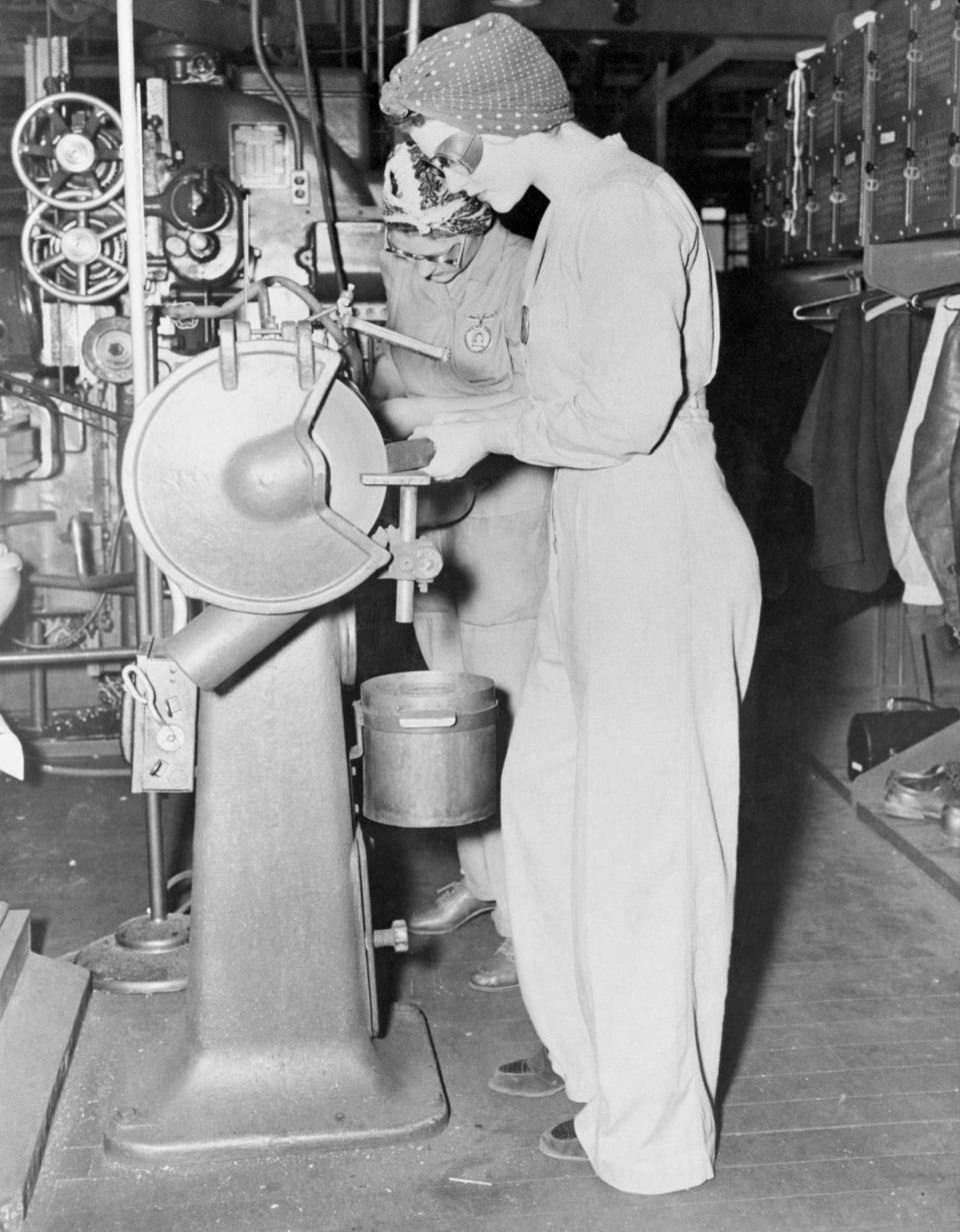 Naomi Parker, the inspiration behind "Rosie the Riveter"