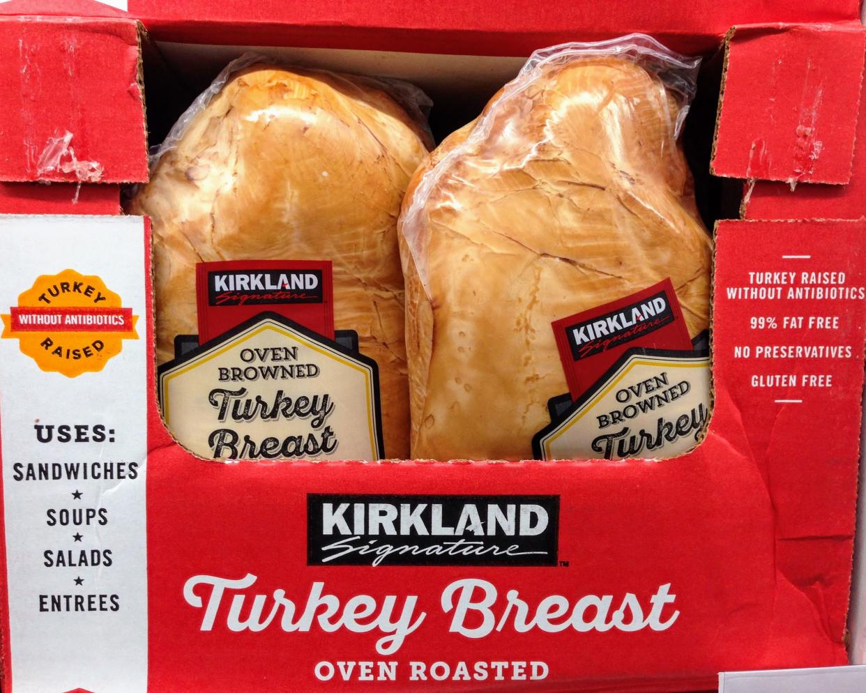 Kirkland oven roasted Turkey Breasts