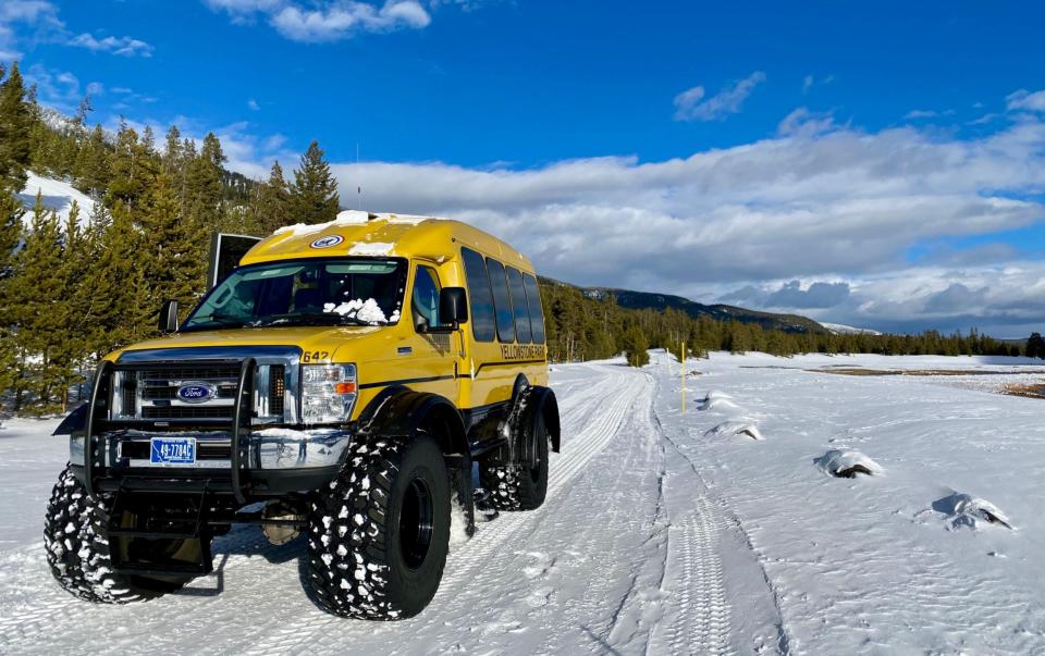 Winter in Yellowstone National Park, Wyoming - Matt Charlton