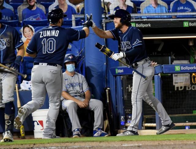 Arozarena's homer lifts surging Rays to 2-1 win over Angels