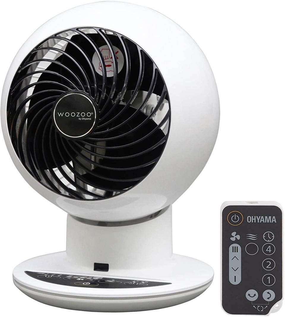 Ventilateur avec télécommande, affiché à -44% sur Amazon