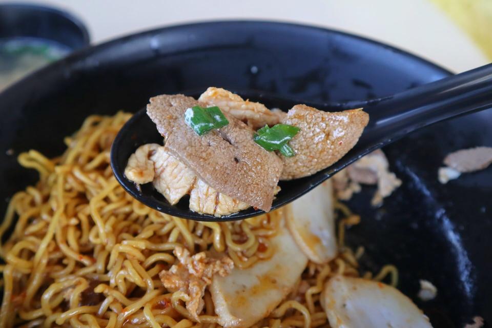 best rated bak chor mee - liver and pork slices