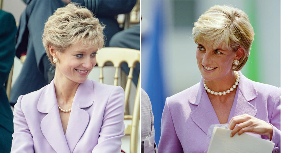 The Crown Princess Diana Elizabeth Debicki (Netflix/Getty Images)