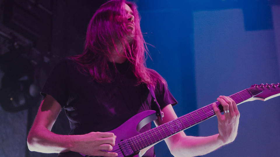 TesseracT guitarists Acle Kahney and James Monteith perform live