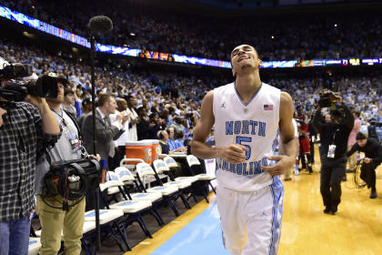 UNC guard Marcus Paige has good reason to smile. (USA Today Sports)