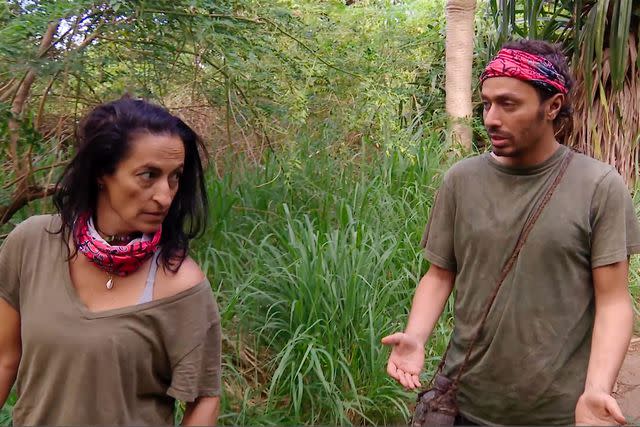 <p>CBS</p> Maria Shrime Gonzalez and Ben Katzman on 'Survivor 46'