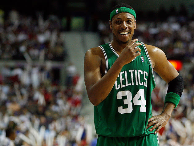 Paul Pierce comes back. (Getty Images)