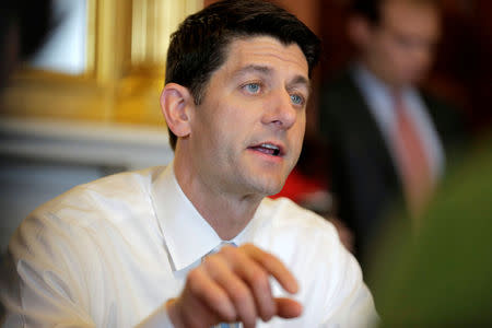 Speaker of the House Paul Ryan (R-WI) speaks to reporters on Capitol Hill in Washington, U.S., May 25, 2016. REUTERS/Joshua Roberts