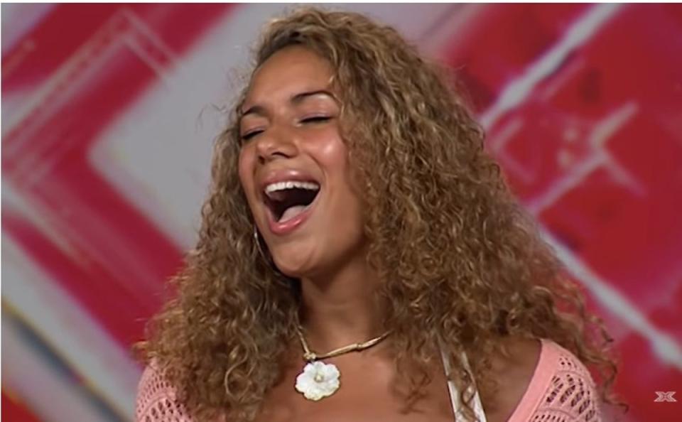 Lewis, during her 2006 X Factor audition, became a global star (ITV/YouTube)