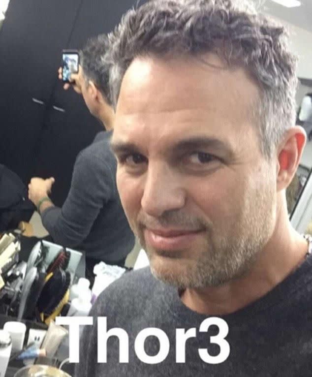 Mark Ruffalo. Source: Snapchat