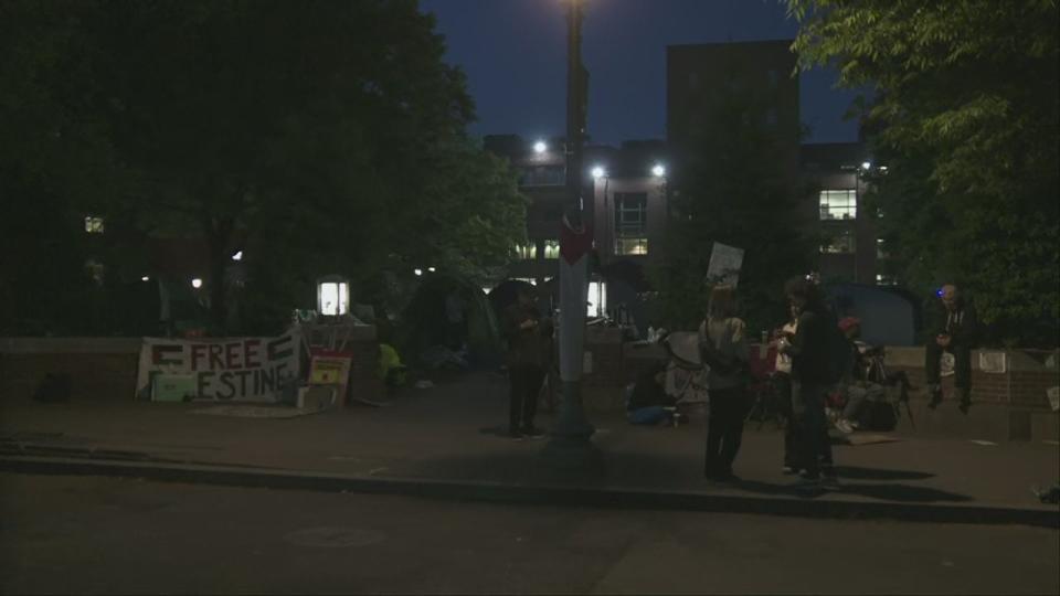 <div>Israel-Hamas war protests continue at George Washington University</div>