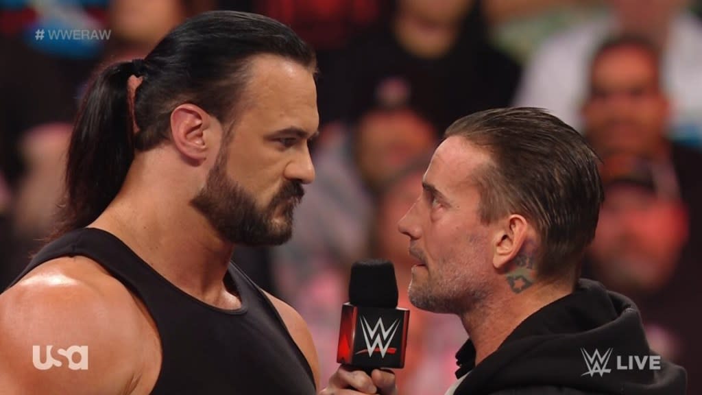 CM Punk Drew McIntyre WWE RAW