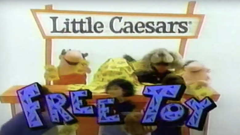 Little Caesars free toy ad