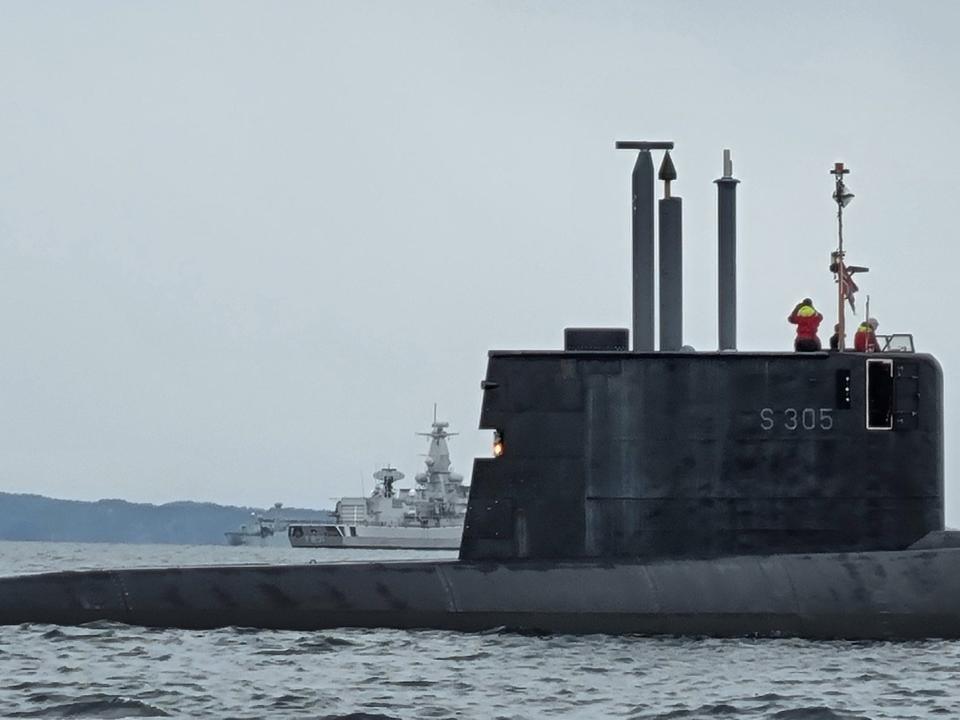 Norway navy submarine HNoMS Uredd