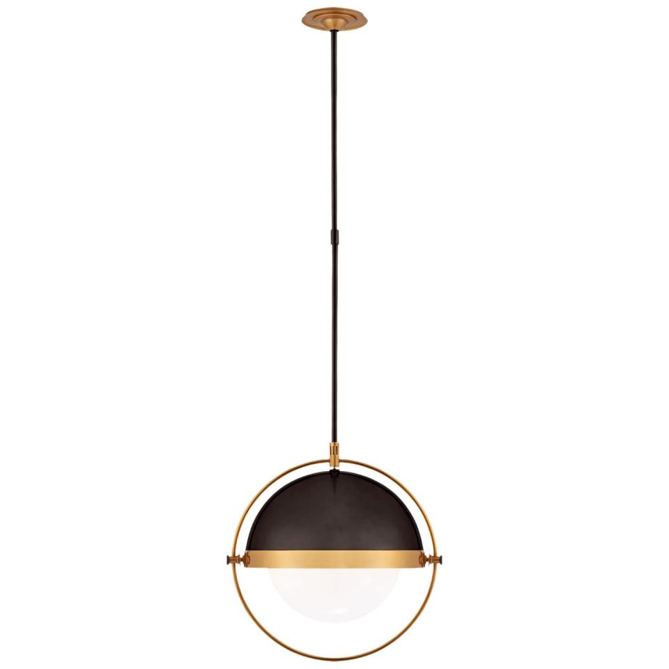 Thomas O’brien for Visual Comfort Decca Orbital Pendant; $2,169. circalighting.com