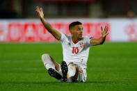 Soccer Football - 2018 World Cup Qualifications - Europe - Austria vs Serbia - Ernst Happel Stadion, Vienna, Austria - October 6, 2017 Serbia’s Dusan Tadic reacts REUTERS/Leonhard Foeger