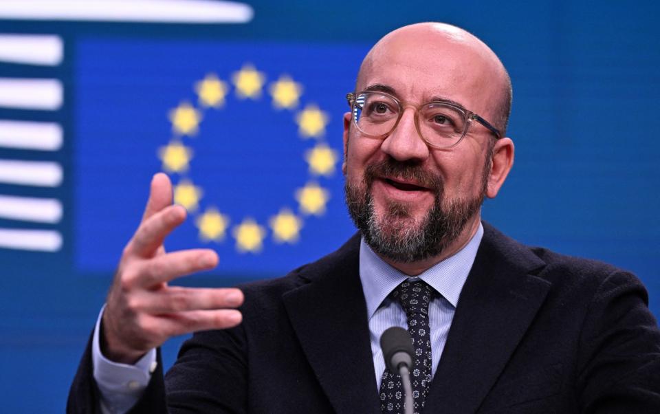 Charles Michel said EU members failed to agree a budget plan including aid for Ukraine