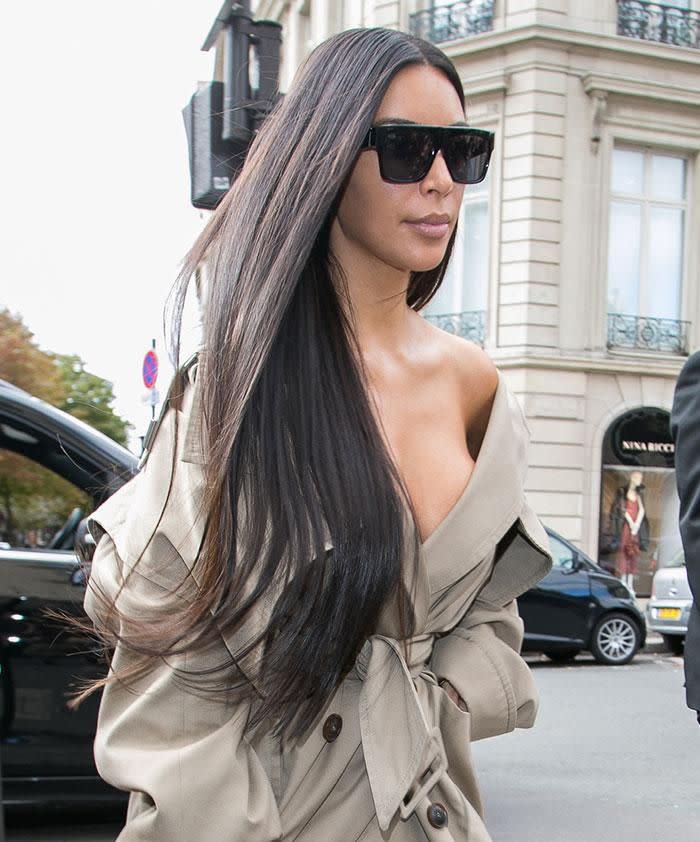 Kim in Paris days before the incident. Source: Getty Images.