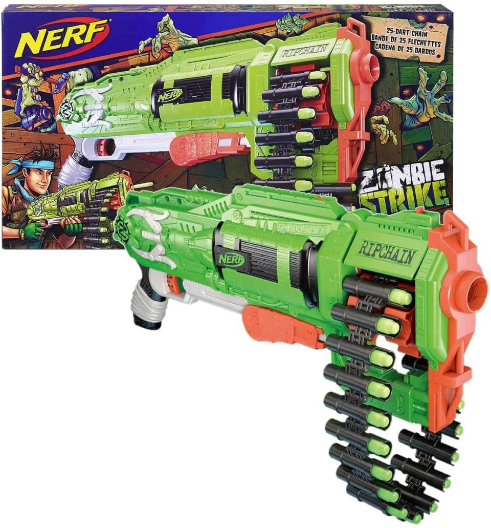 nerf guns - Nerf Zombie Ripchain Combat Blaster