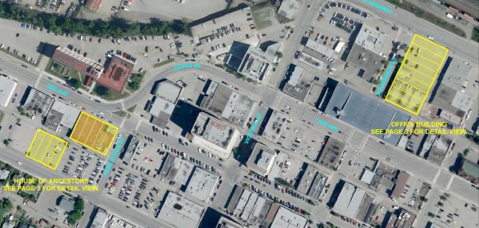 A total of  6,150 square metres of land covering two buildings and one parking lot would be converted to reserve land should the proposal move forward.