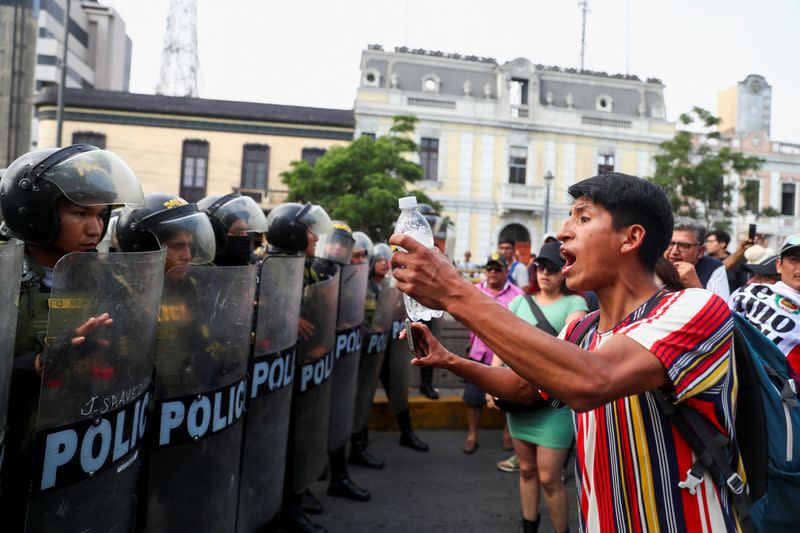 Anti-government protests in Lima