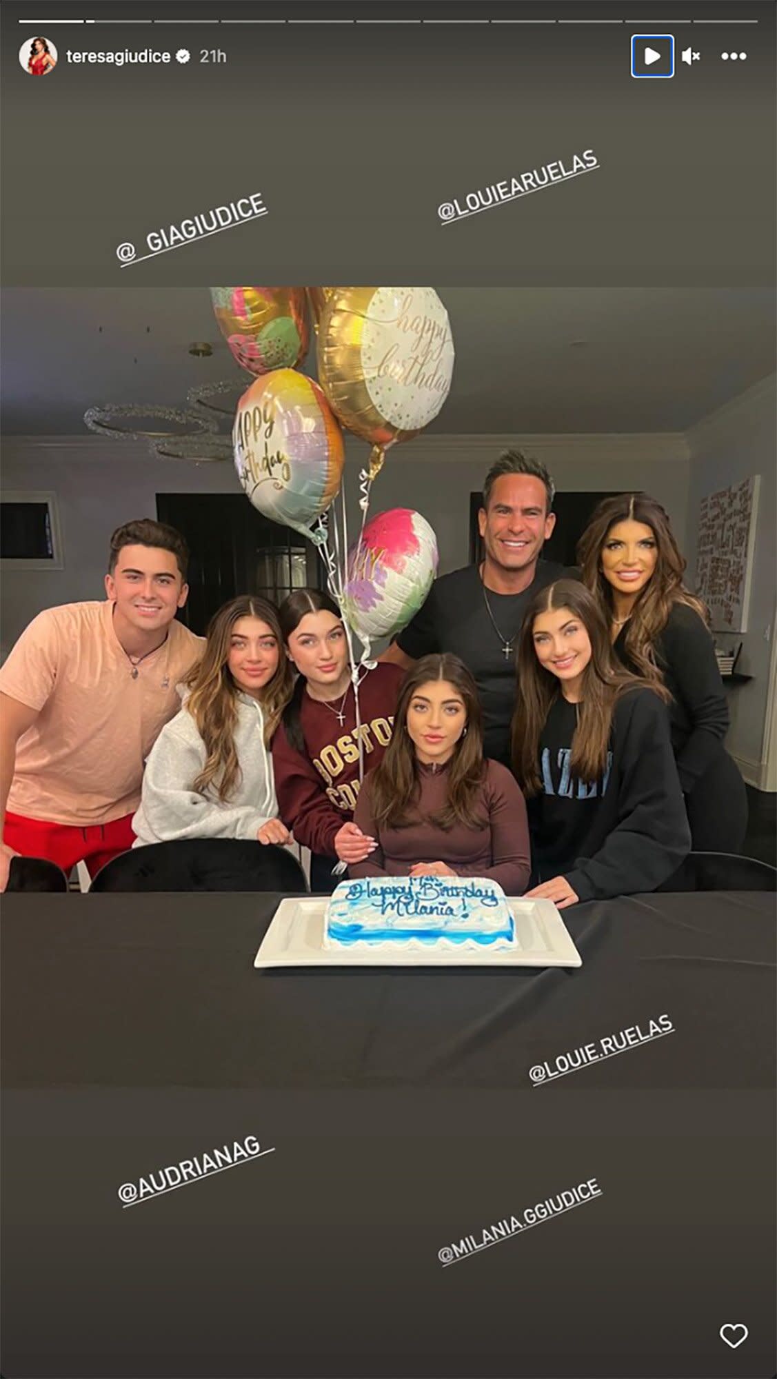 https://www.instagram.com/stories/teresagiudice/3031698224730257200/. TERESA GIUDICE/Instagram